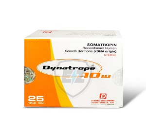 Dynatrope Somatropina 10iu X 25 injektionsflaskor