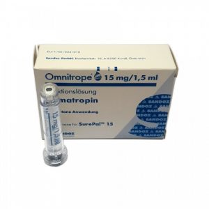 Omnitrope Somatropin 15 mg 45iu