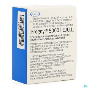 HCG Pregnyl 5000 IE Organon